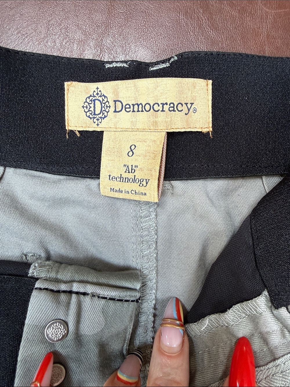 Democracy Light Sage Camo Cargo Shorts - Picture 2 of 3
